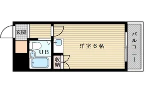 1Kの間取り画像