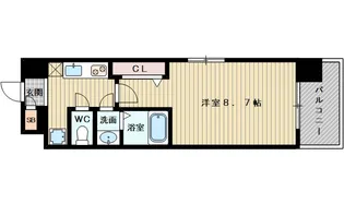 Luxe淡路【5階】の間取り