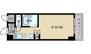 1Kの間取り画像