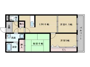 ヴィバコート【2階】の間取り