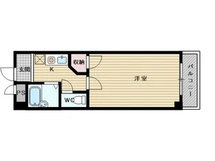 サンコーポウエノ【4階】の間取り