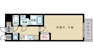 メインステージ新大阪【6階】の間取り