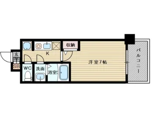 セレニテ新大阪プリエ【6階】の間取り