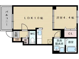 マリンフォード【1階】の間取り