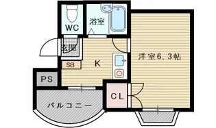 ル・シエル淡路【3階】の間取り