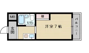 シャトー相川【4階】の間取り