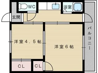 グレースマンション【1階】の間取り