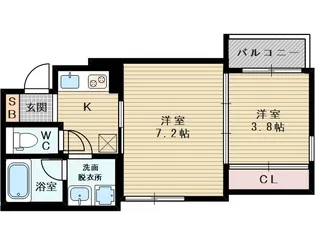 STEADY下新庄【2階】の間取り