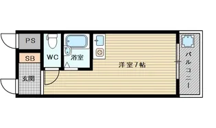 大阪府大阪市東淀川区瑞光5丁目【マンション】の間取り