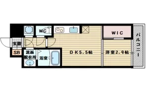 セレニテ新大阪プリエ【3階】の間取り