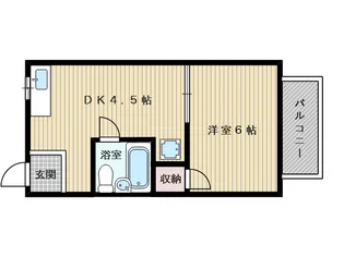 第二植原マンション【4階】の間取り
