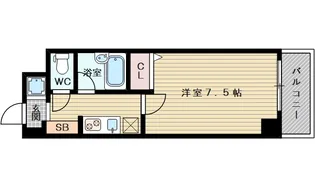 相川フラワーコート【1階】の間取り