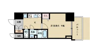 ArtizA淡路【12階】の間取り
