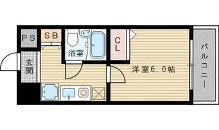 エスリード新大阪【13階】の間取り