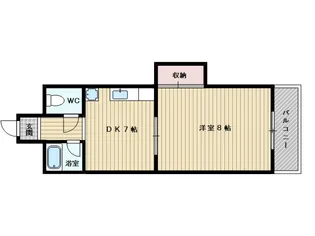 大阪府大阪市東淀川区小松4丁目【マンション】の間取り