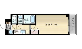 Luxe新大阪SOUTH【1階】の間取り