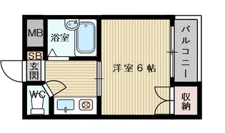 パレ淡路【3階】の間取り
