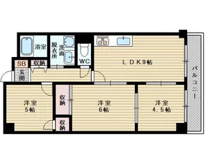久光マンション【2階】の間取り