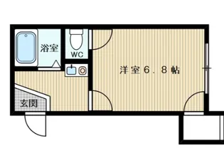 ジオナ新大阪【5階】の間取り