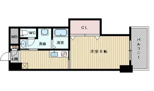 大阪府大阪市東淀川区東中島1丁目【マンション】の間取り