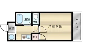 グランメール【8階】の間取り