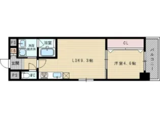 セノアタワー新大阪(旧:グランルクレ新大阪)【2階】の間取り