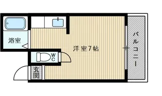 エムエムハイツ【4階】の間取り