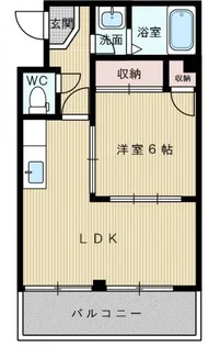 ハイツカーム【2階】の間取り