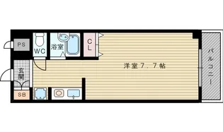 カンタル新大阪【9階】の間取り