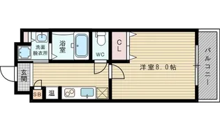 エスティライフ新大阪第2【3階】の間取り