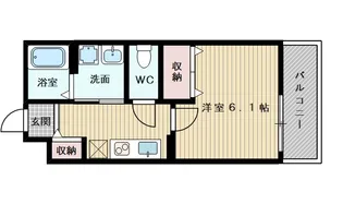 リアコート下新庄【1階】の間取り