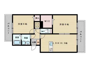 ガーデンハウス【1階】の間取り