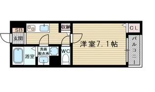 シンシア淡路【2階】の間取り