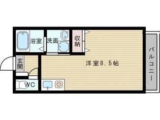 シャーメゾン中野【1階】の間取り