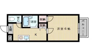 マンションパルス【2階】の間取り