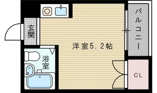 ロフティ淡路【1階】の間取り