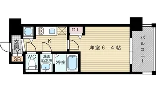 アドバンス新大阪ウエストゲートⅡ【11階】の間取り