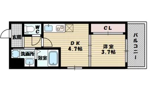 EL-Sia Shin-Osaka【7階】の間取り