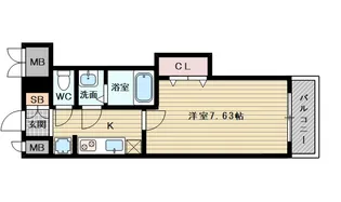 Luxe新大阪SOUTH【2階】の間取り
