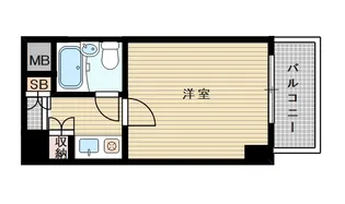 シティハイツピコ【6階】の間取り