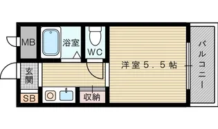 サンライト上新庄【2階】の間取り