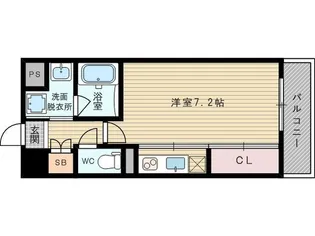 プレッツァ新大阪【11階】の間取り