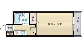 ノルデンハイム豊新【3階】の間取り