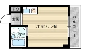 エクセレント上新6【3階】の間取り