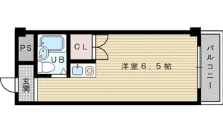 明和ハイツ南江口【3階】の間取り