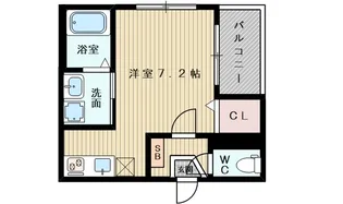 Le・Ciel下新庄【1階】の間取り