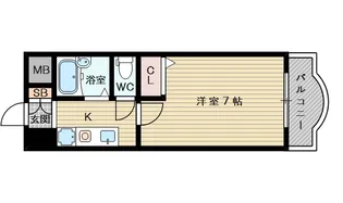 ノルデンハイム小松【5階】の間取り