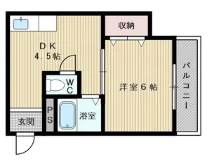 松茂マンション【5階】の間取り