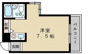 ベルメゾン豊新2【4階】の間取り