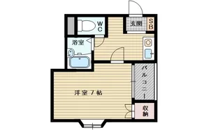 ル・シエル淡路【1階】の間取り